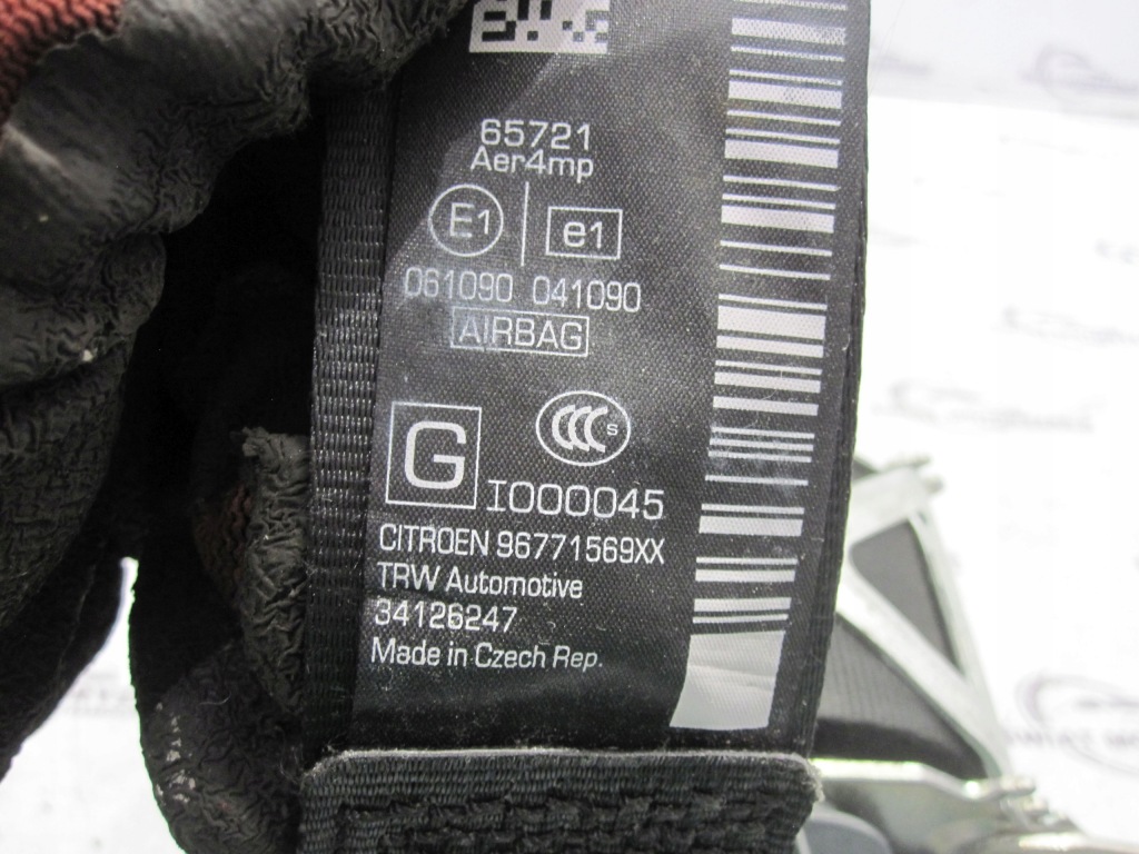 Citroen c3 2 12r ремень безопасности левое  перед 96771569xx Киев