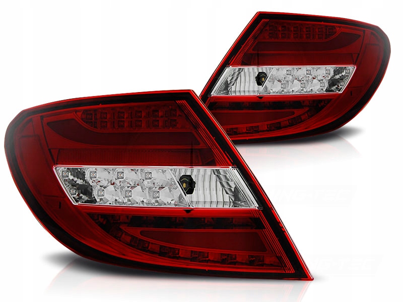 фото №1, Лампы светодиодный mercedes w204 07-10r sedan led bar red