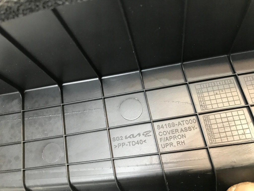 фото №4, Kia niro ii защита заглушка крыла правый перед