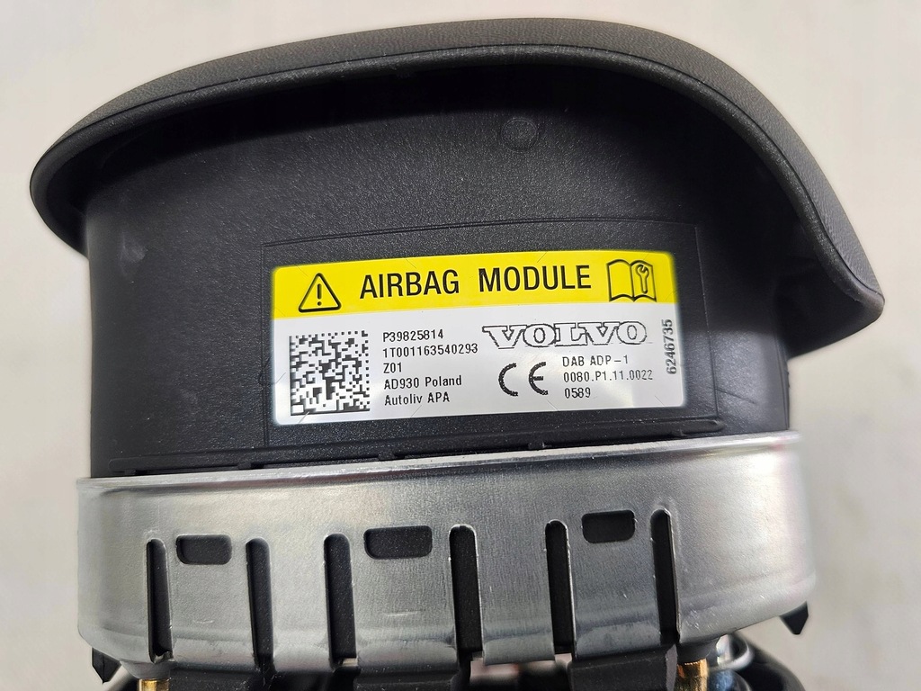 фото №7, Volvo xc60 ii xc90 ii v90 s90 s60 подушка безпеки подушка повітряна водія оригінальний номер