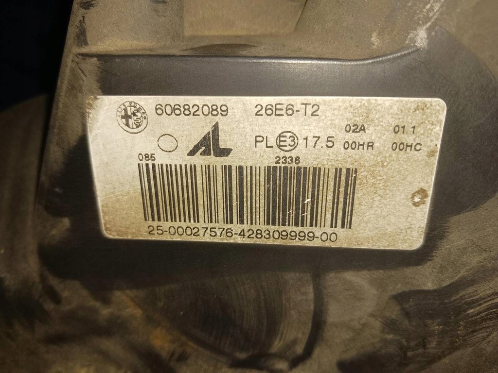 фото №2, Фара левый alfa romeo 159