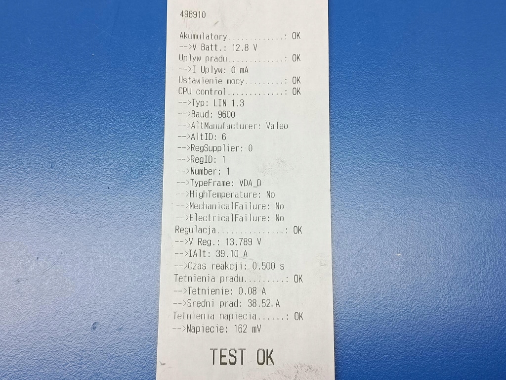 Peugeot 807 1 рестайлинг  2.0hdi генератор 9664779680 valeo 2605547b test с Разборки