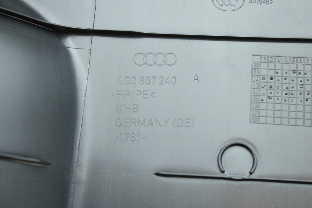 фото №7, Оригінальні обшивка захист стійка b права audi a6 c7 4g0867240a 72km
