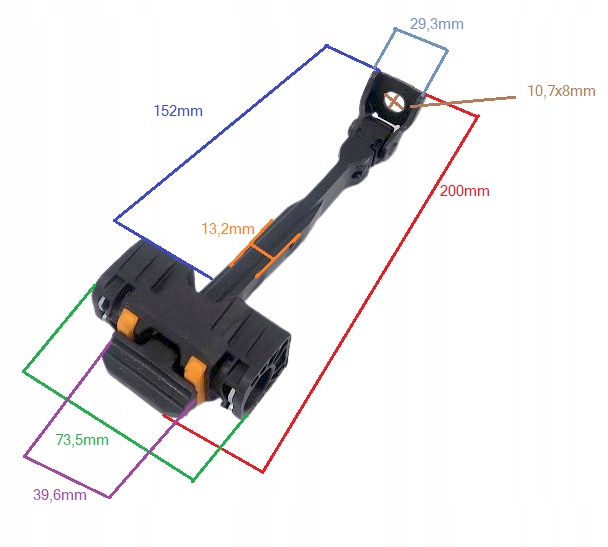 фото №6, Ограничитель дверь vw golf vii multivan t7 7t0837249 volkswagen оригинальный номер