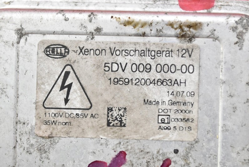 фото №6, Перетворювач ксенон ксенон права 5dv009000-00 saab 9-3 93 2 ii 07-11