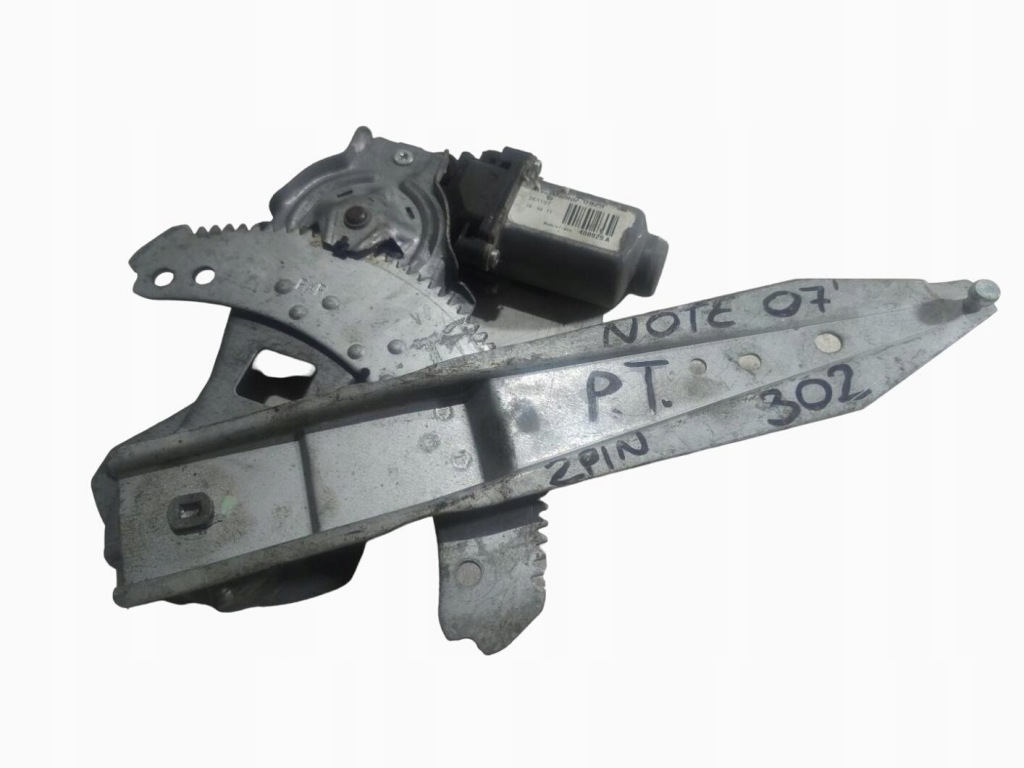 фото №1, Механизм подъемник стекло правый задняя nissan note 400929a