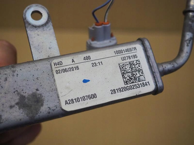 фото №2, Молдинг впрыскная twingo iii smart forfour 1.0 sce