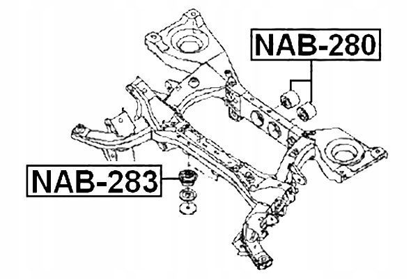 фото №2, Сайлентблок заднего механизма дифференциала nissan pathfinder r51m
