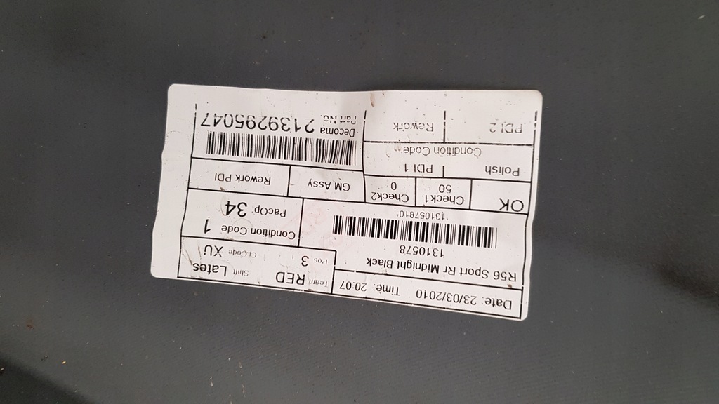 фото №5, Бампер задний задняя mini cooper s r56 r57