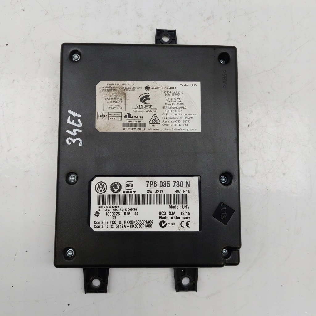 фото №1, Volkswagen vw passat b7 usa модуль bluetooth 7p6035730n