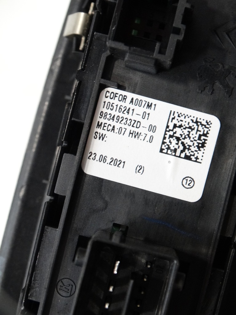 фото №14, Перемикач скло дзеркал лівий перед citroen c4 iii 9831082880 20r.-