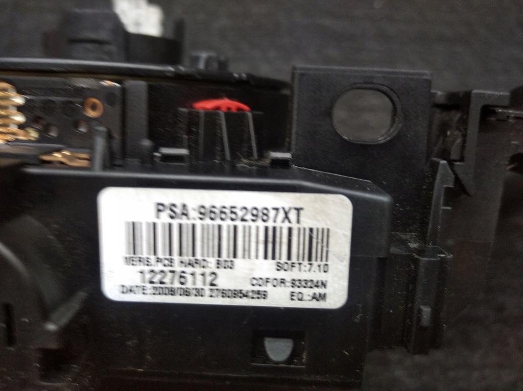 фото №6, Peugeot 308 перемикач комбінований стрічка подушка безпеки