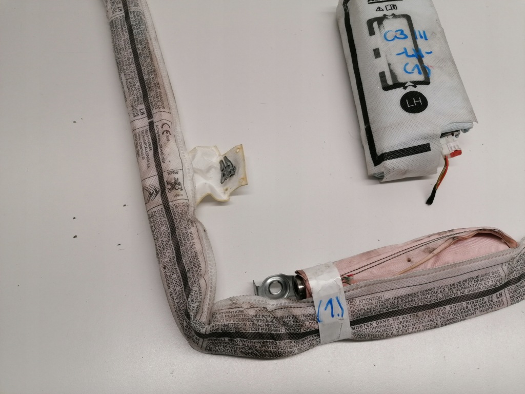 фото №6, Citroen c3 iii шторка безопасности левая подушка сиденье подушка безопасности оригинал 2016-