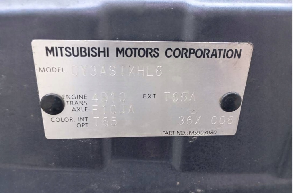 фото №9, Mitsubishi lancer 8 viii 10 x 07- панель радио радиопроигрыватель cd чейнджер