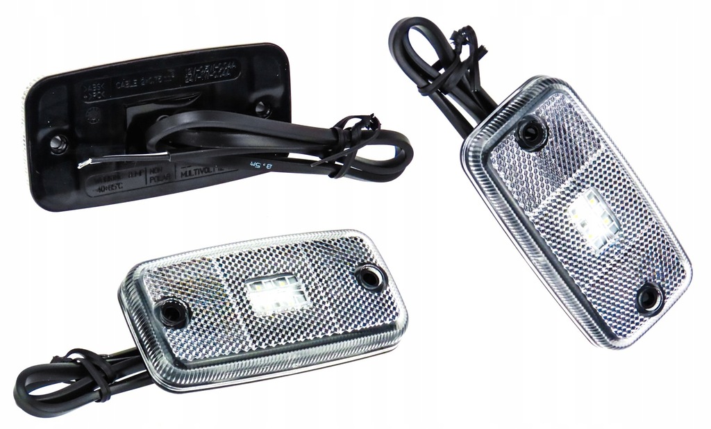 фото №1, Лампа led габаритна білий діодна причепа напівпричепа