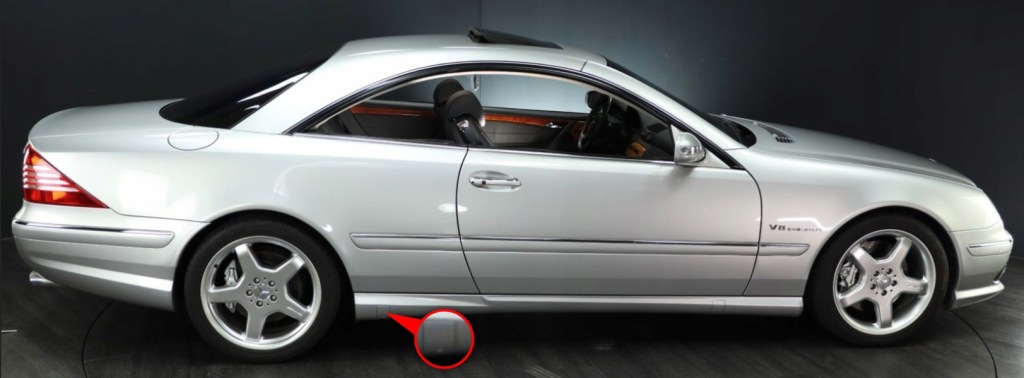 фото №2, Заглушка захист поріг кришка do merced cl55/65 w215 amg 2156982430 задня r