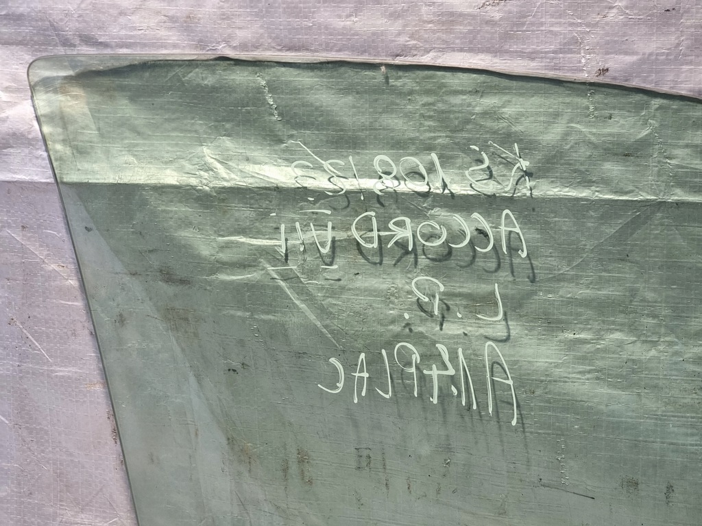 фото №12, Стекло левый перед honda accord vii