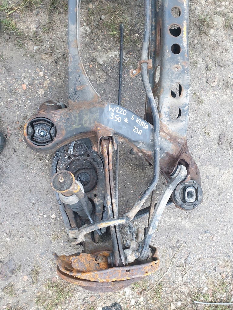 фото №4, Балка задняя oś подвеска задняя mercedes-benz w220