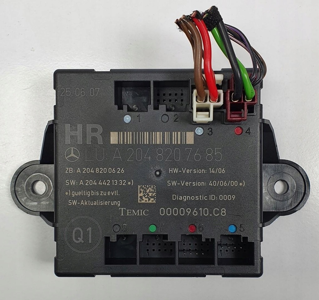 фото №1, Модуль двері правий задня mercedes w204 a2048207685