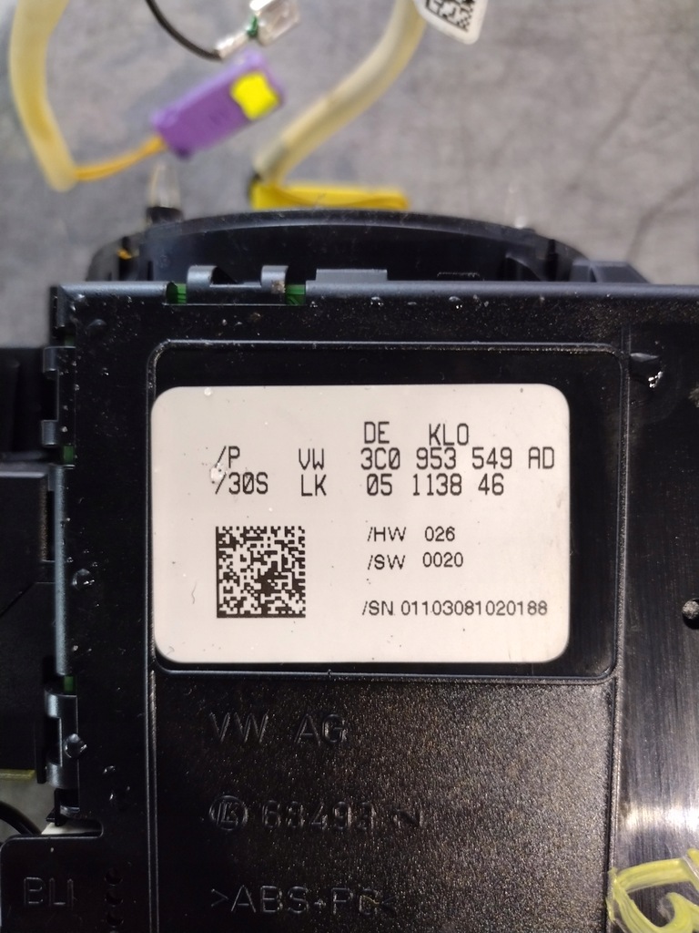 фото №6, Перемикач комбінований 3c9953507ba vw passat b6