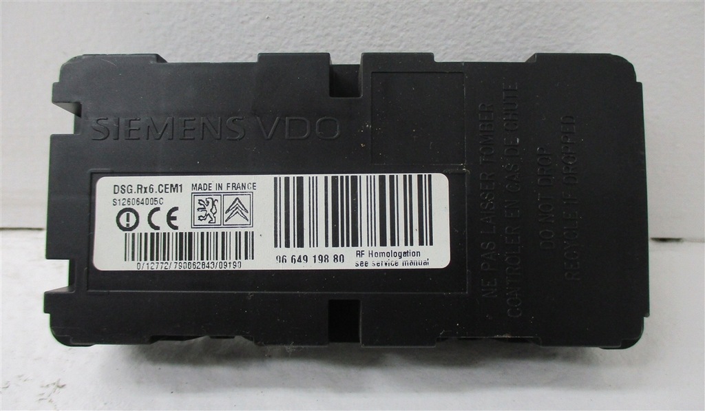 фото №1, Модуль блок управления ecu citroen c5 iii x7 9664919880