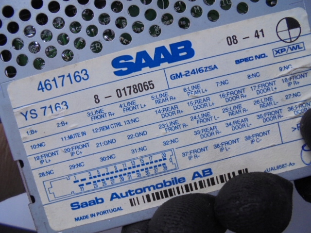 фото №4, Підсилювач радіо saab 9-5 fl 05-09