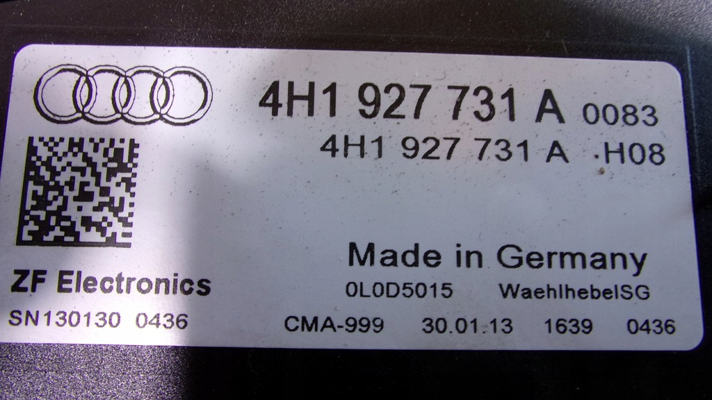 фото №8, Выборщик коробки передач автоматическая коробка передач audi a8 d4