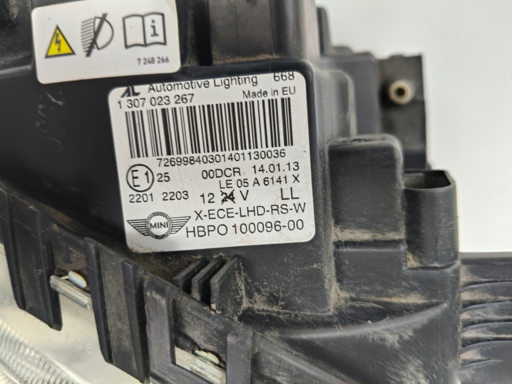 фото №9, Лампа правая фара mini cooper one r56 06- ксенон