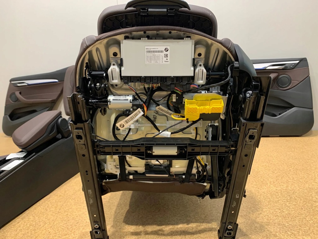 фото №12, Bmw x2 f39 сиденья заднее сиденье обшивки салон комплект europa jak nowe mocca