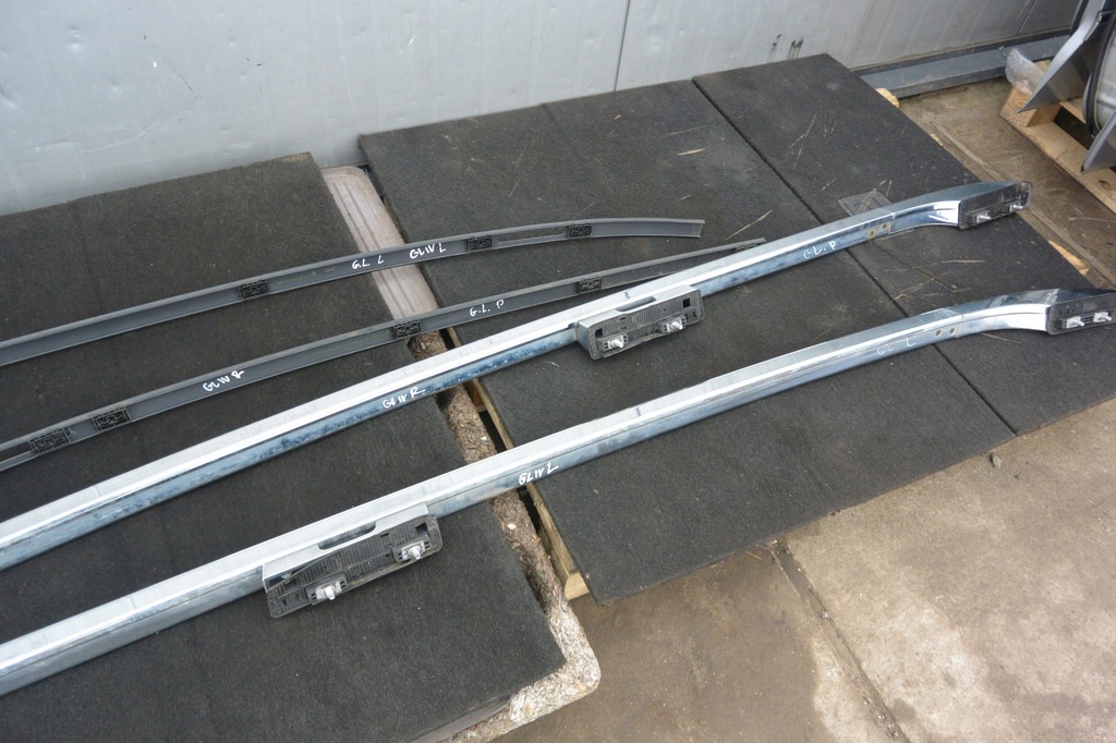 фото №13, Рейлінги дахові лівий хром mercedes gl x164 lift