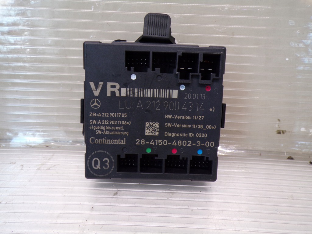 фото №1, Модуль блок управления дверь правый перед mercedes w212