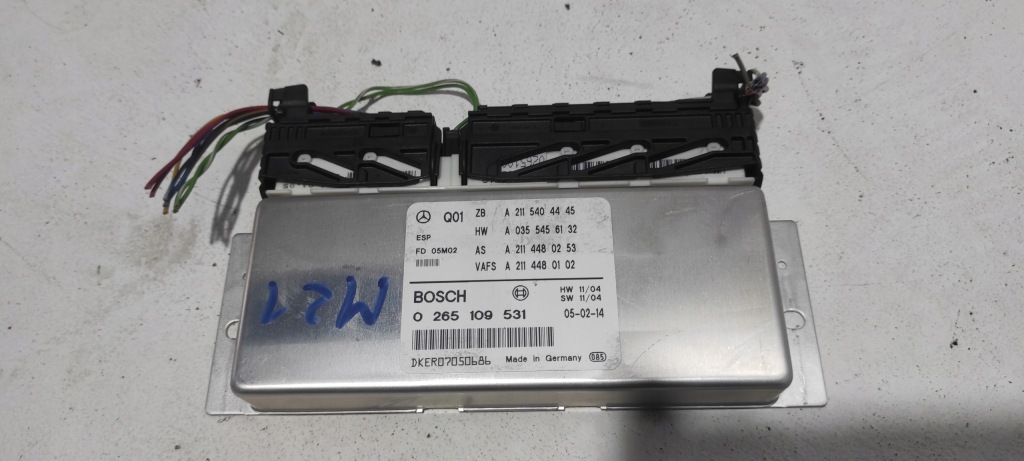 фото №1, Mercedes w211 cls c219 модуль esp pml a2115404445 0265109531