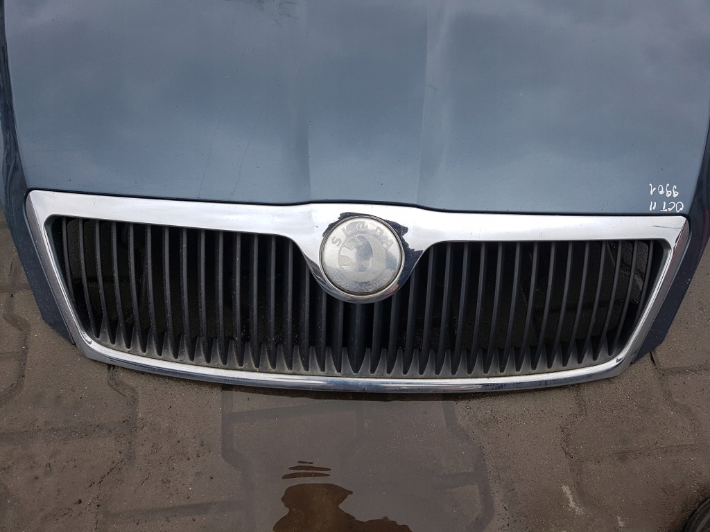 фото №7, Skoda octavia 2 ii 04-07r капот решётка радиатора 9901