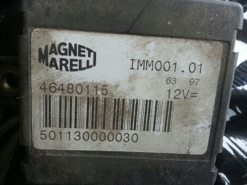 фото №14, Brava bravo 1,4 12v набір бортовий комп'ютер реле