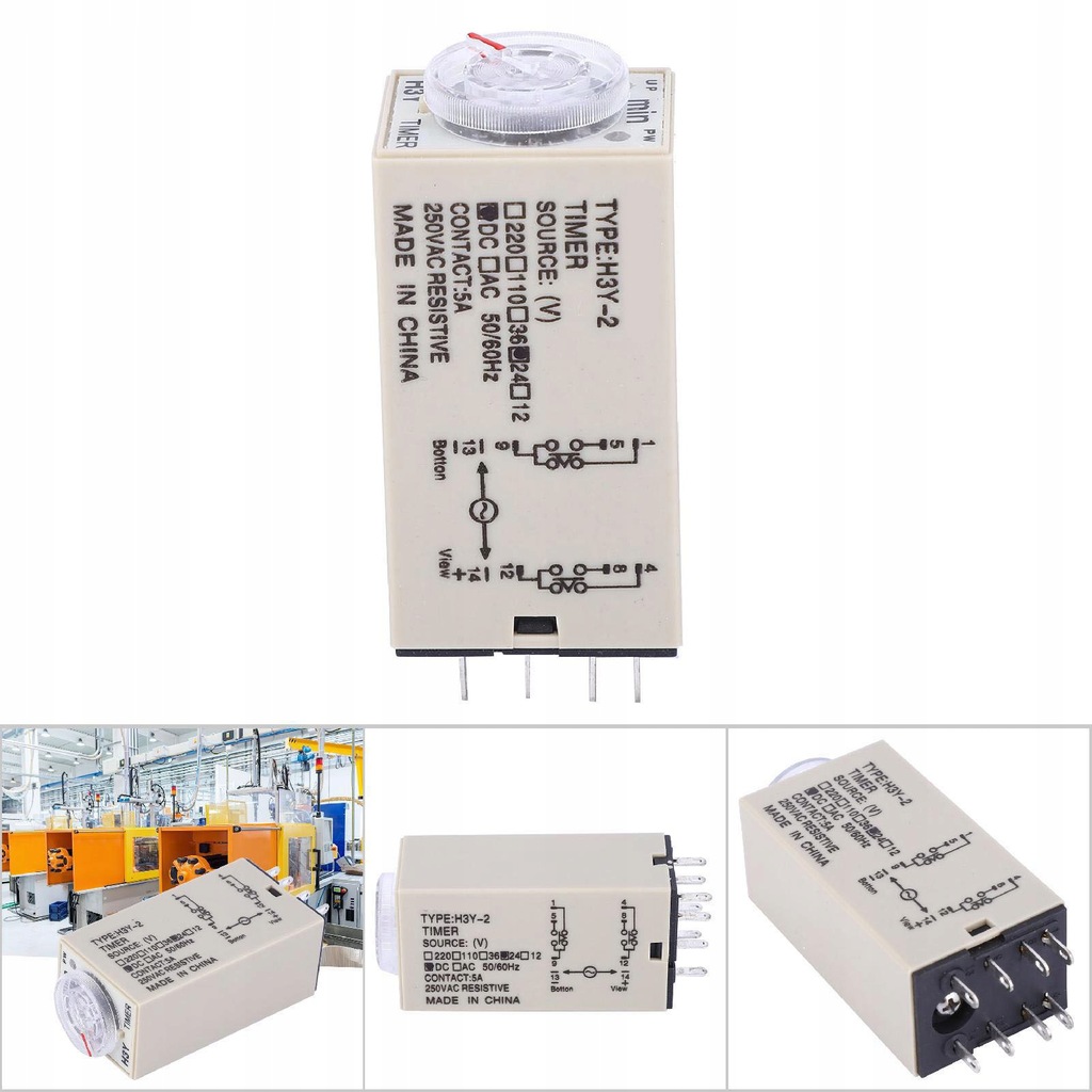 фото №11, Реле часовий таймер opóźnienia 0-3 minuta