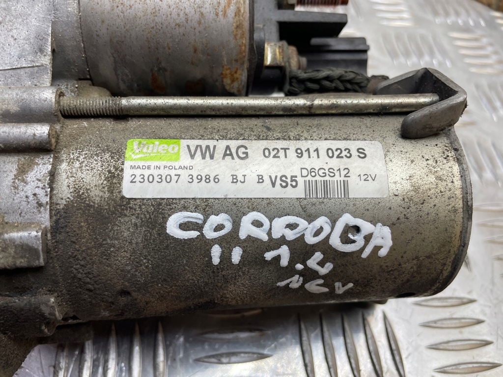 фото №5, Стартер 02t911023s seat cordoba ii 1,4 16v