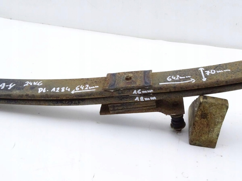 фото №4, Isuzu n35 n75 npr nqr 07- рессора перед 2 щетки 7cm