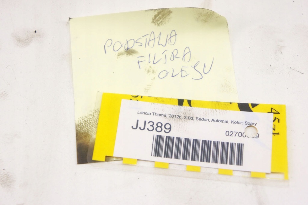фото №6, Jj389 lancia thema ii 3.0d основа фільтра оливи