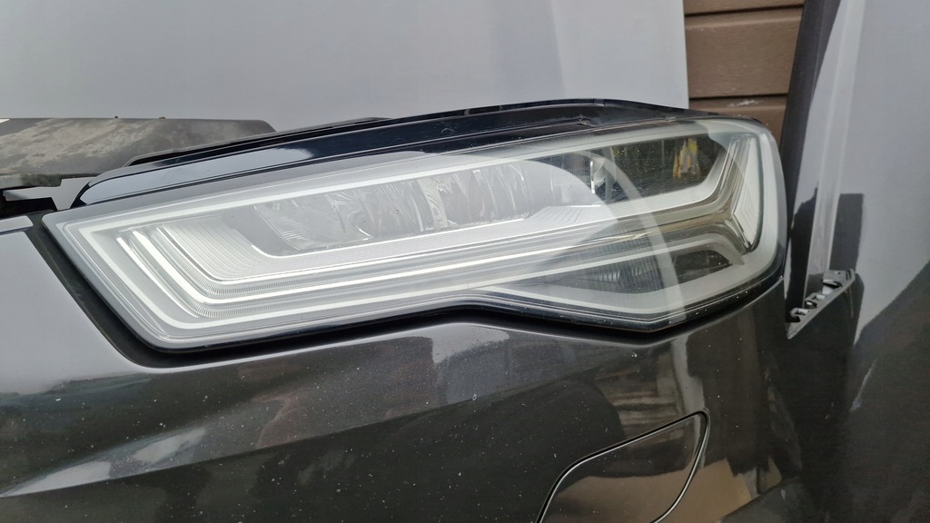 фото №8, Audi a6 c7 lift s-line full led kompletny перед бампер лампы капот lx7u