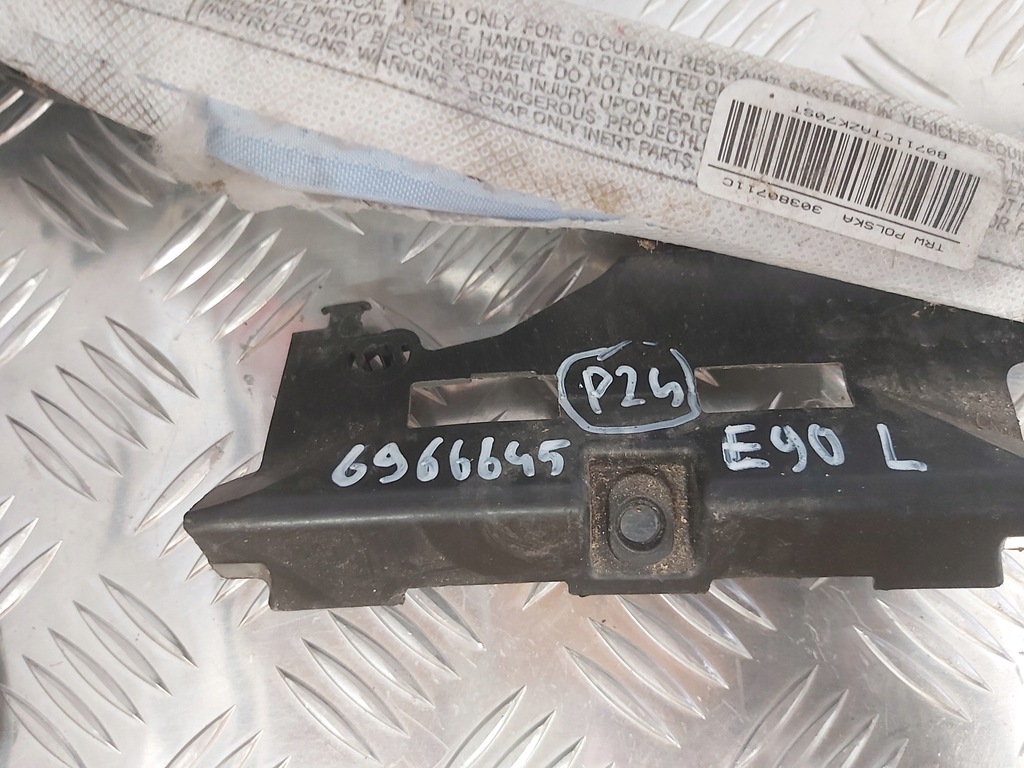 фото №7, Bmw e90 lci sedan шторка безпеки подушка ліва 6966645