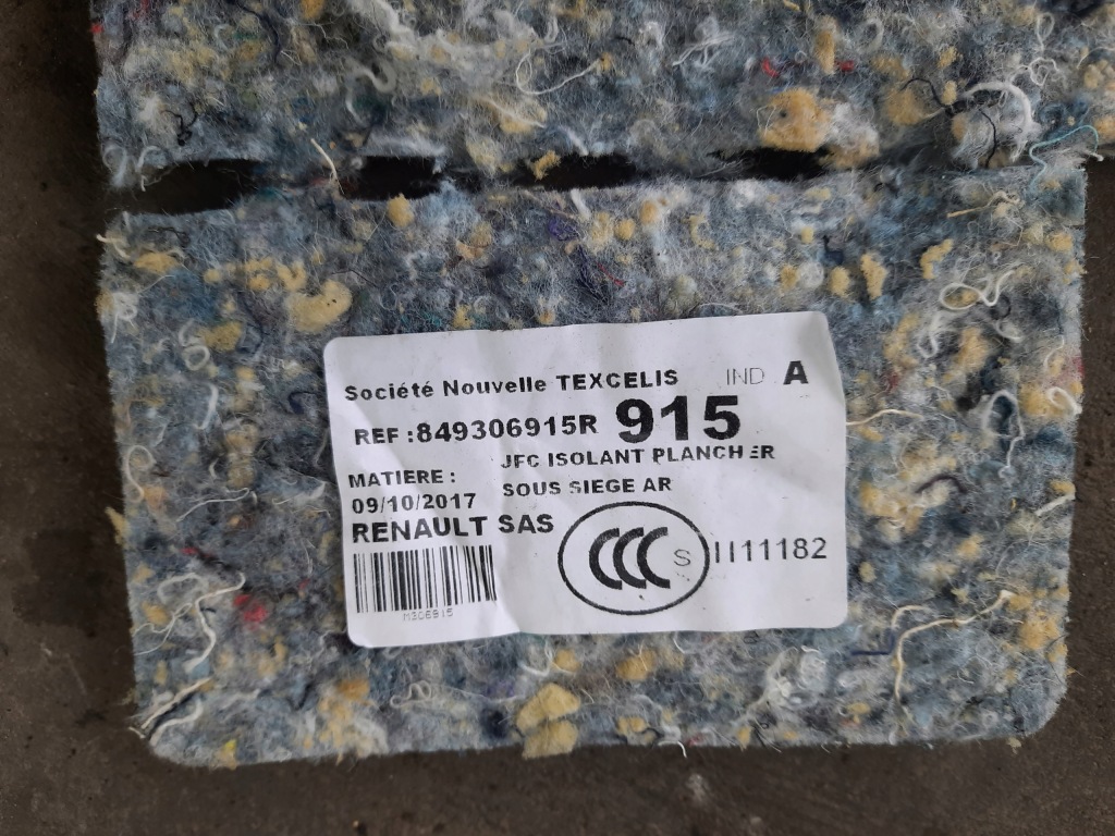 фото №6, Scenic iv 1.2 tce шумоізоляція підлога покриття