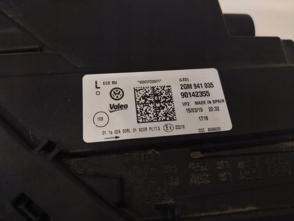 фото №11, 2gm941035 фара лампа левый перед передняя full led vw t-cross