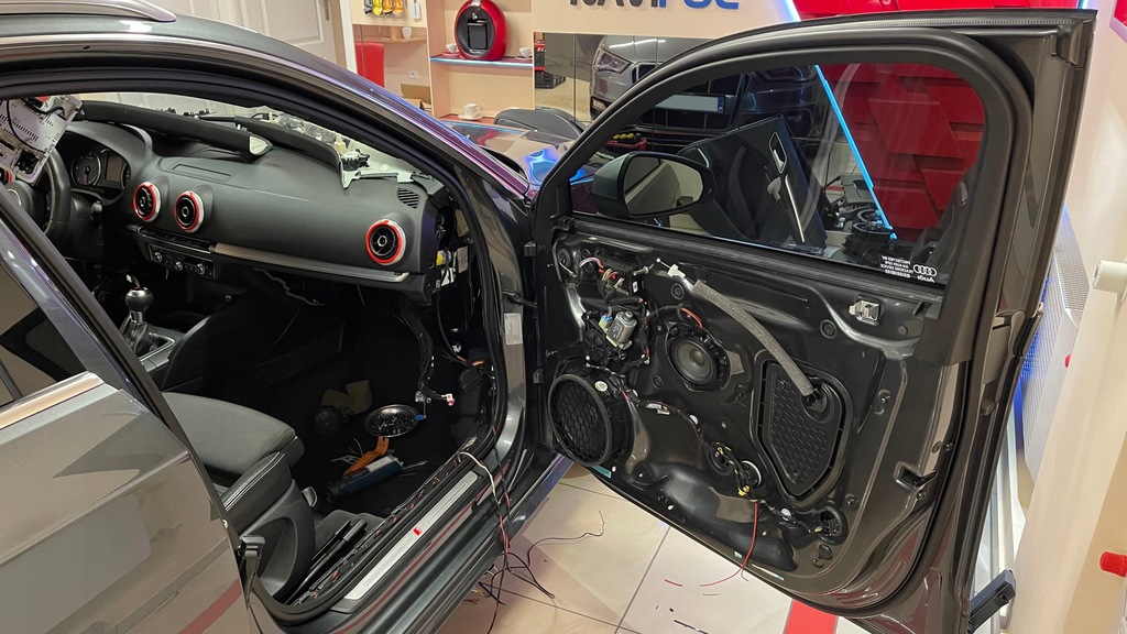 фото №6, Аудиосистема bang & olufsen audi a3 8v 14 динамиков монтаж кодирование