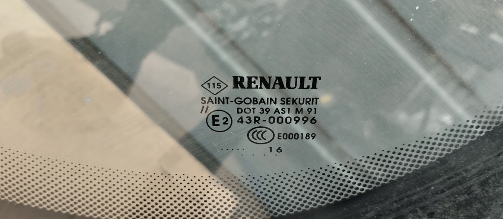 фото №4, Скло лобове передня renault zoe 2016r + датчик оригінал