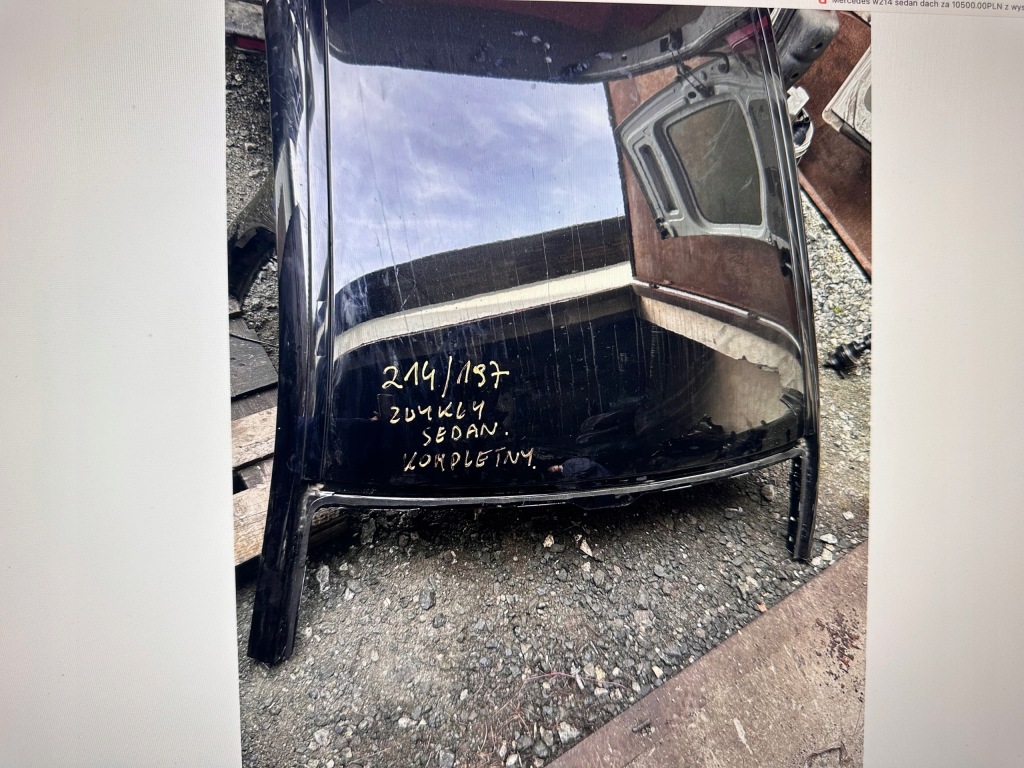 Mercedes w214 sedan крыша Киев