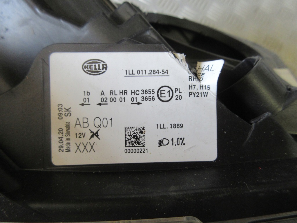 фото №9, Лампа фара правый mercedes vito v w447 оригинал