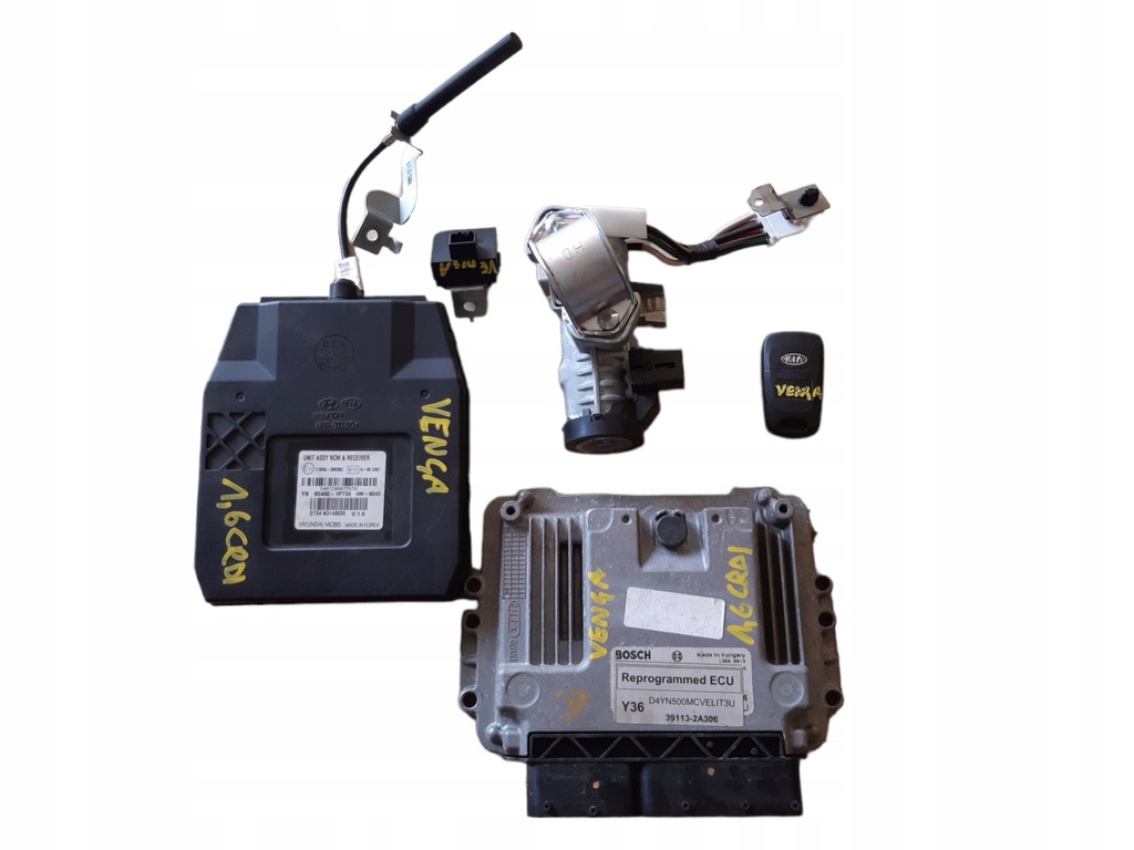 фото №1, Kia venga 1.6 crdi набір стартовий бортовий комп'ютер