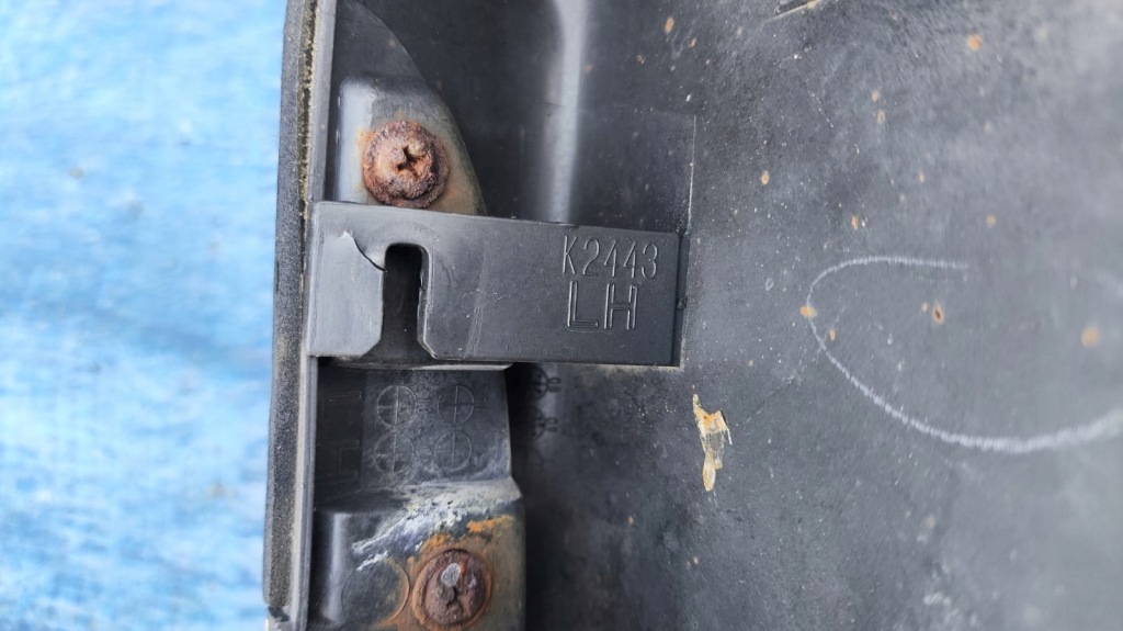 фото №6, Молдинг накладка хром завершення крила поріг перед mazda cx-7 cx7 lift