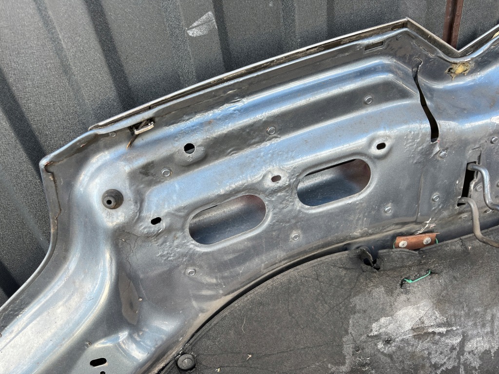 фото №5, Капот кришка багажника передня citroen c4 2004-2008 сіра ezw перед хром капот