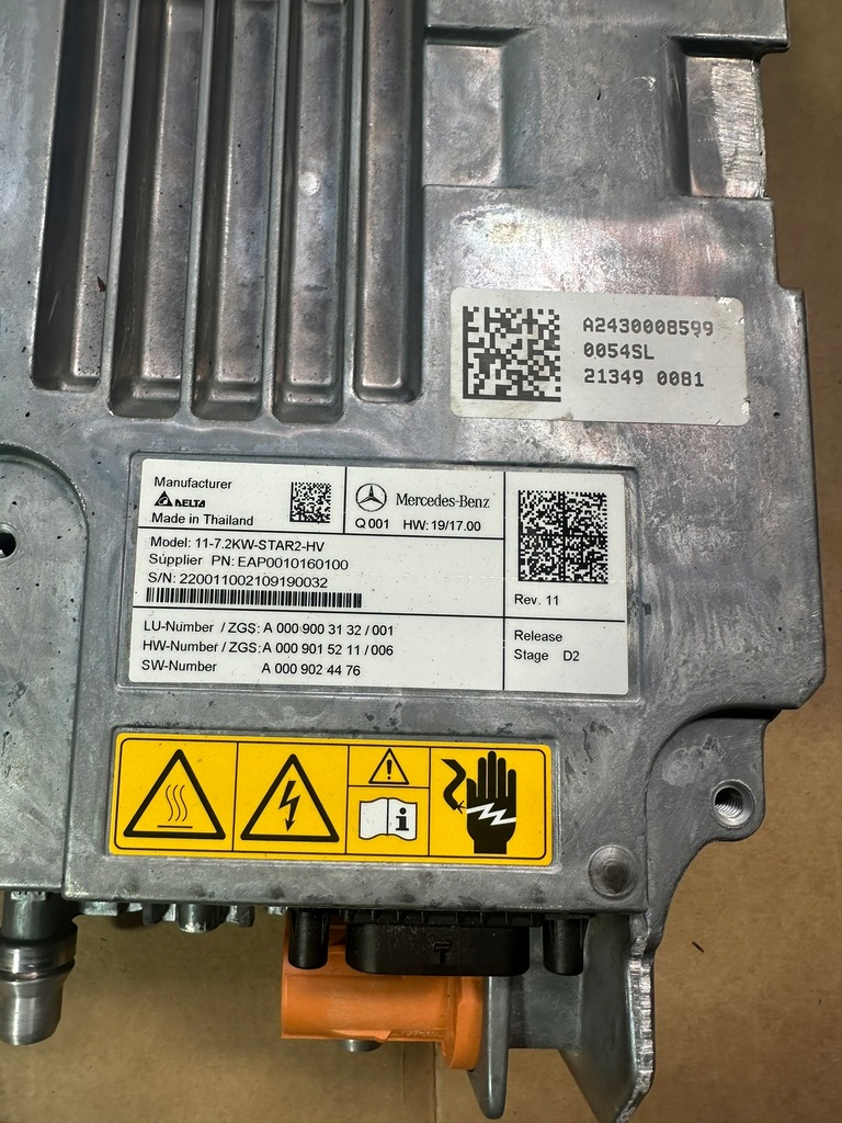 фото №8, Модуль керуючий, блок керування заряджання, інвертор mercedes eqa w243 2021r